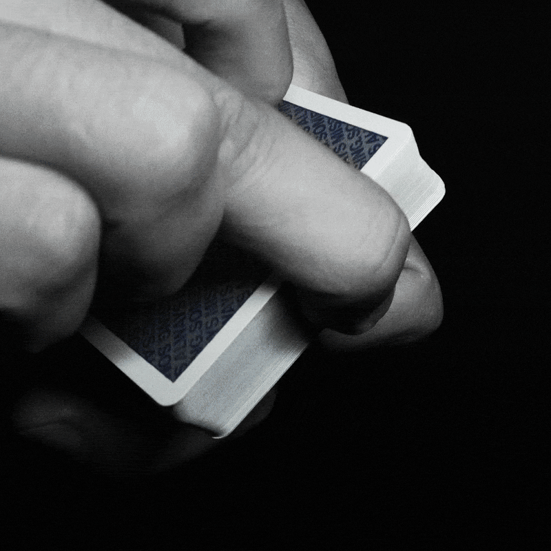 NY Slims Playing Cards - Blue/Silver 87%