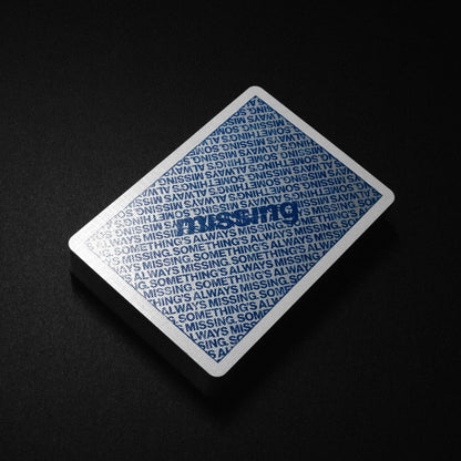 NY Slims Playing Cards - Blue/Silver 87%