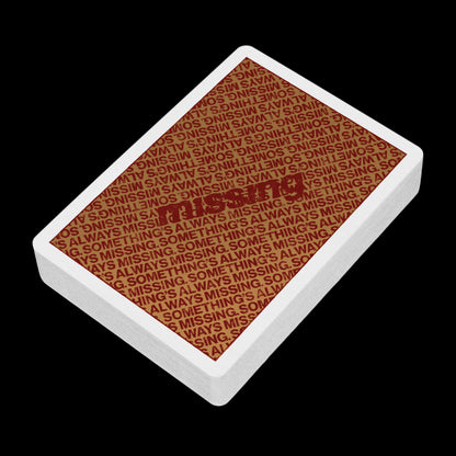 NY Slims Playing Cards - Red/Gold 100%