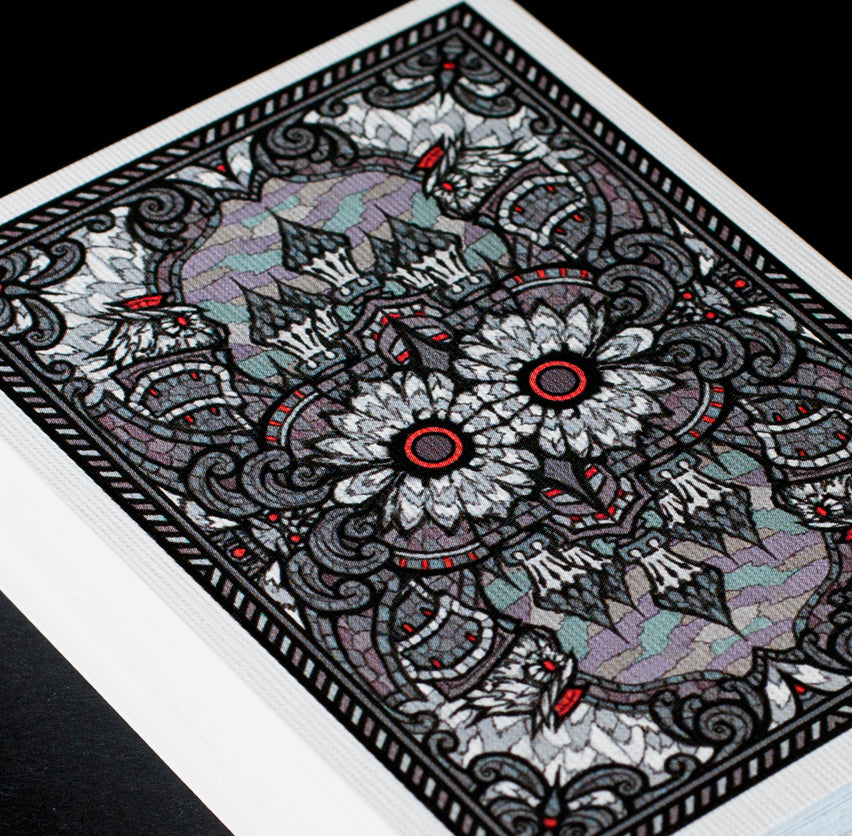 Bicycle Owl V2 Castle Back playing cards [FREE GOODIES]