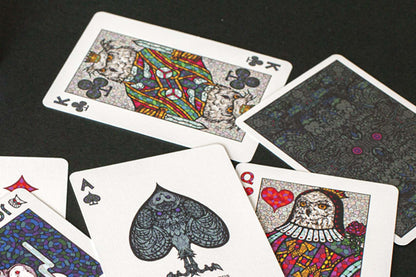 Bicycle Owl V1 playing cards
