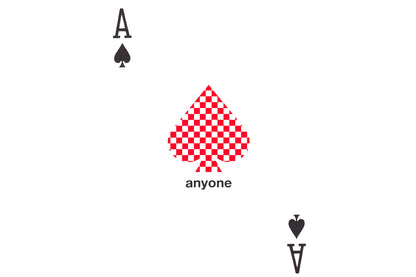 red checkerboards Cardistry Cards