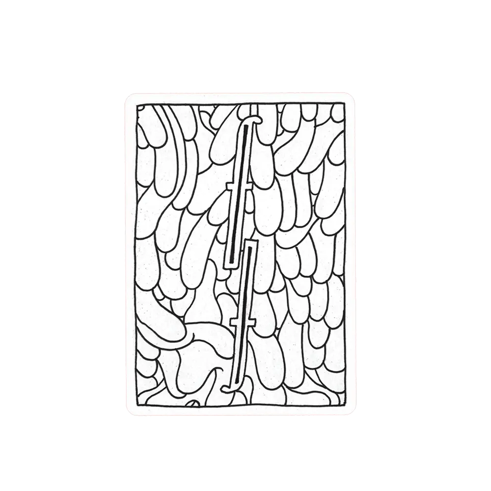 Royal Fever White UV Fontaine Playing Cards