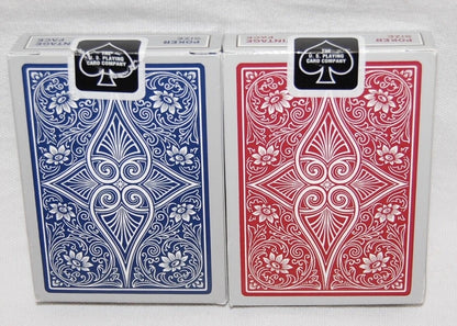 Bicycle Victors Back Vintage Design Playing Cards 2 Deck Set 1 Red &amp; 1 Blue