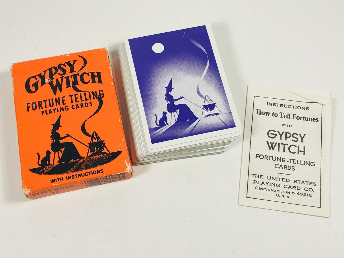 Vintage Gypsy Witch Fortune Telling Cards Made in Ohio
