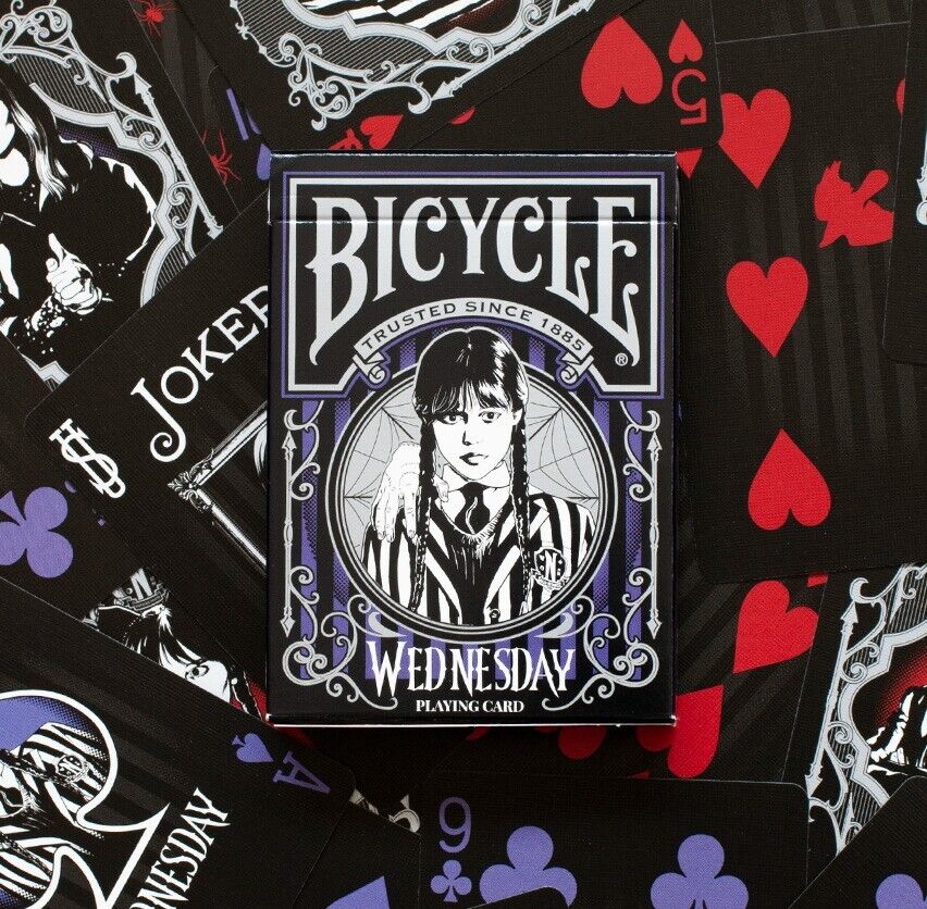 Bicycle Wednesday playing cards Netflix