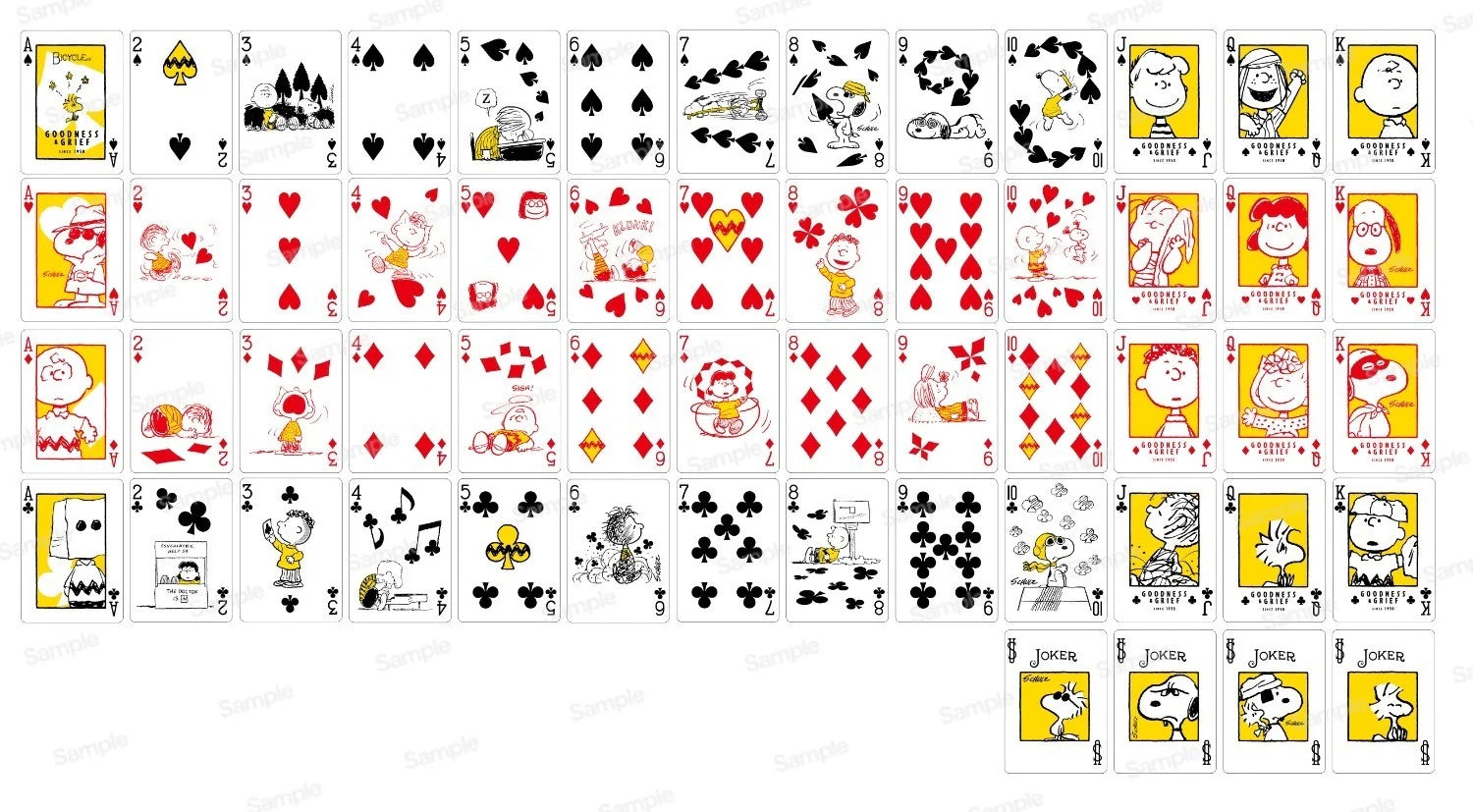 【激レア】BICYCLE PEANUTS playing cards スヌーピー Bicycle Peanuts 75th Anniversary Playing Cards Japan | Cardvo