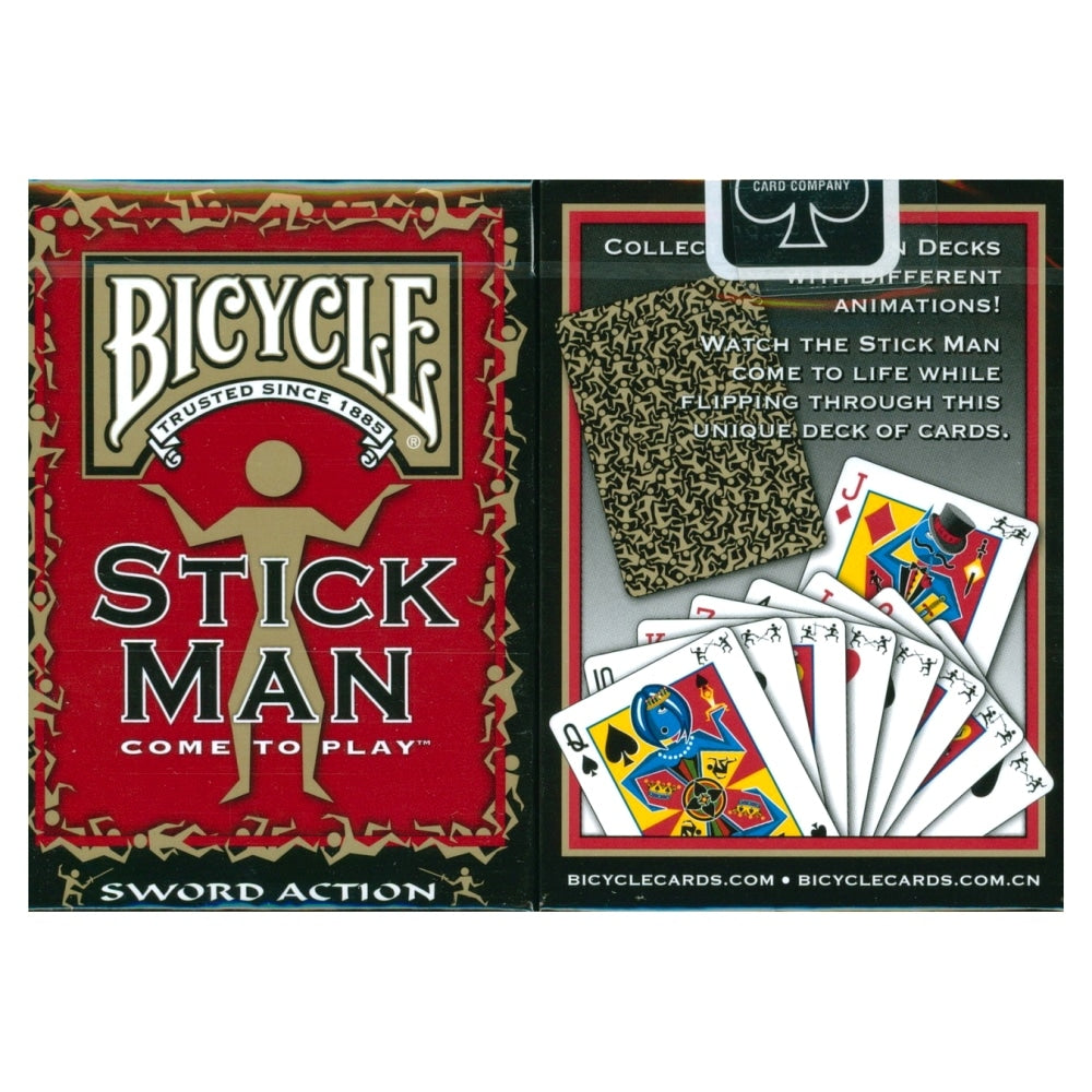 Bicycle Stickman Playing Cards