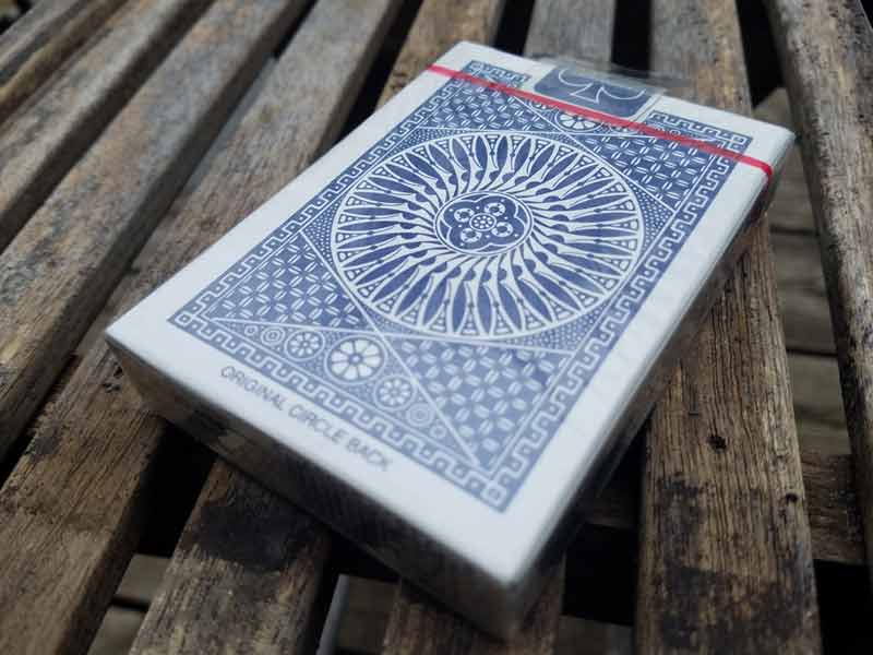 Tally Ho CIrcle Back Playing Cards Deck [Blue seals, Made in Ohio]