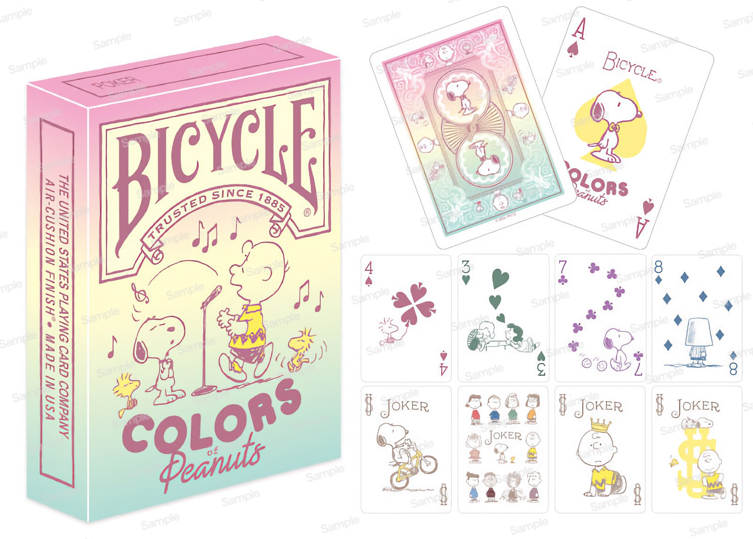 Bicycle Colors of Peanuts Snoopy Playing Cards – Cardvo