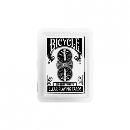 Bicycle God Selection XXX Clear Plastic Playing Cards