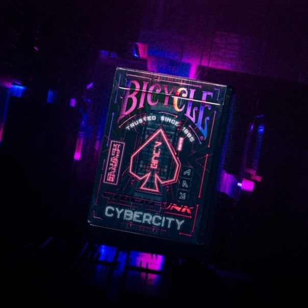 Bicycle Cyberpunk Cybercity Hardwired Cybernetic Playing Cards