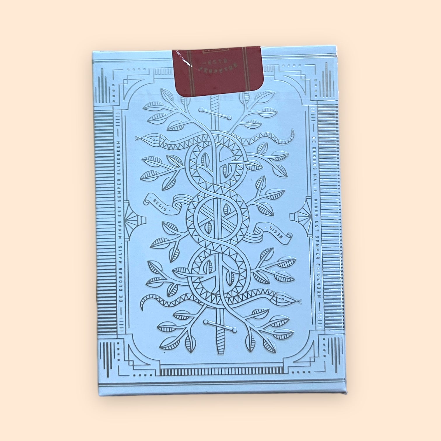 Silver Monarch playing cards