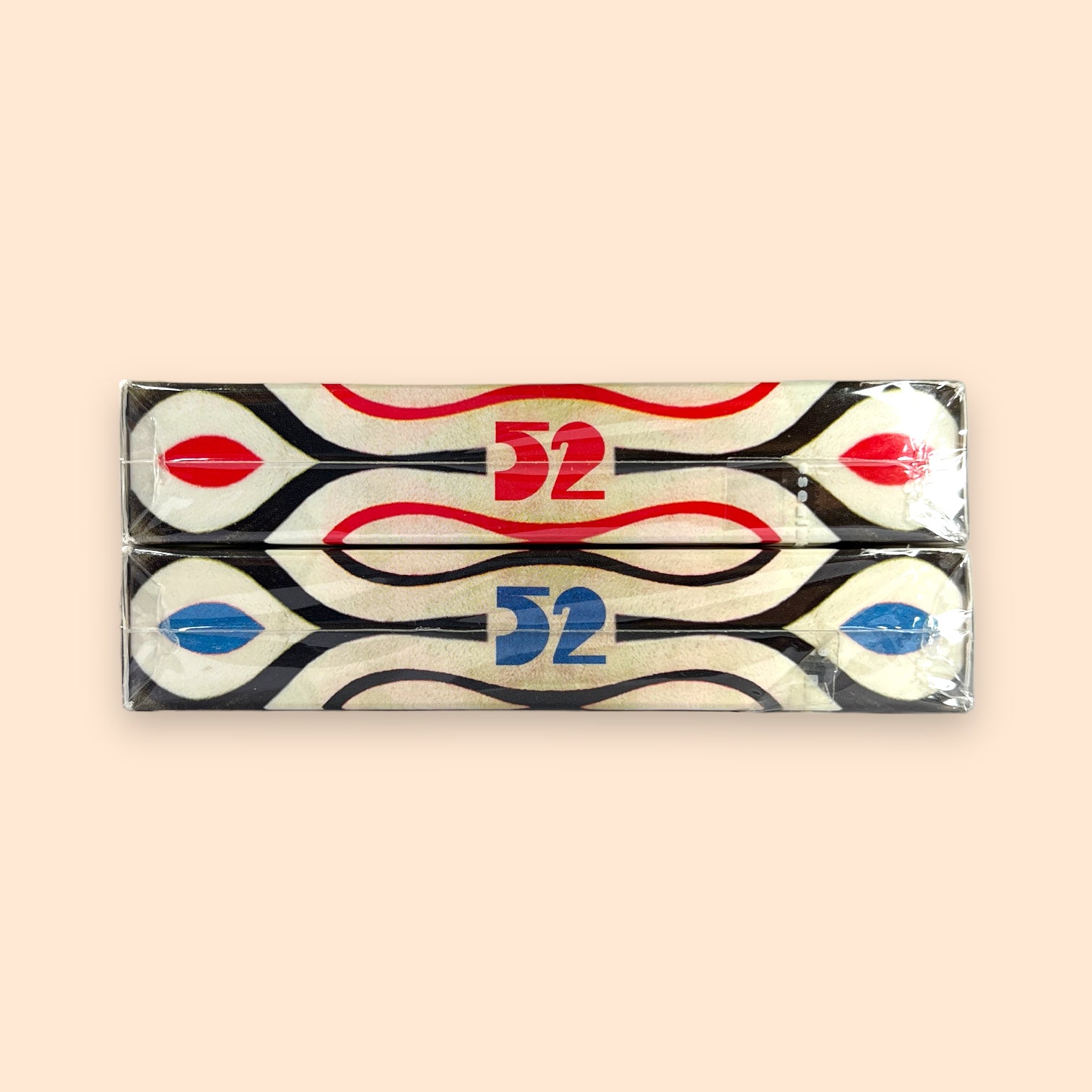 Bohemia Red &amp; Blue Smooth Tuck Playing Cards Signed by Uusi