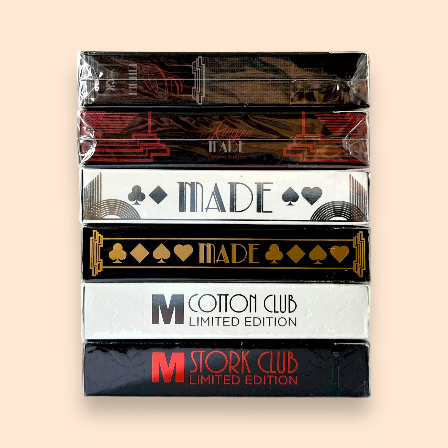 Bicycle Made Stork Club Cotton Club Gold Silver Collection Set