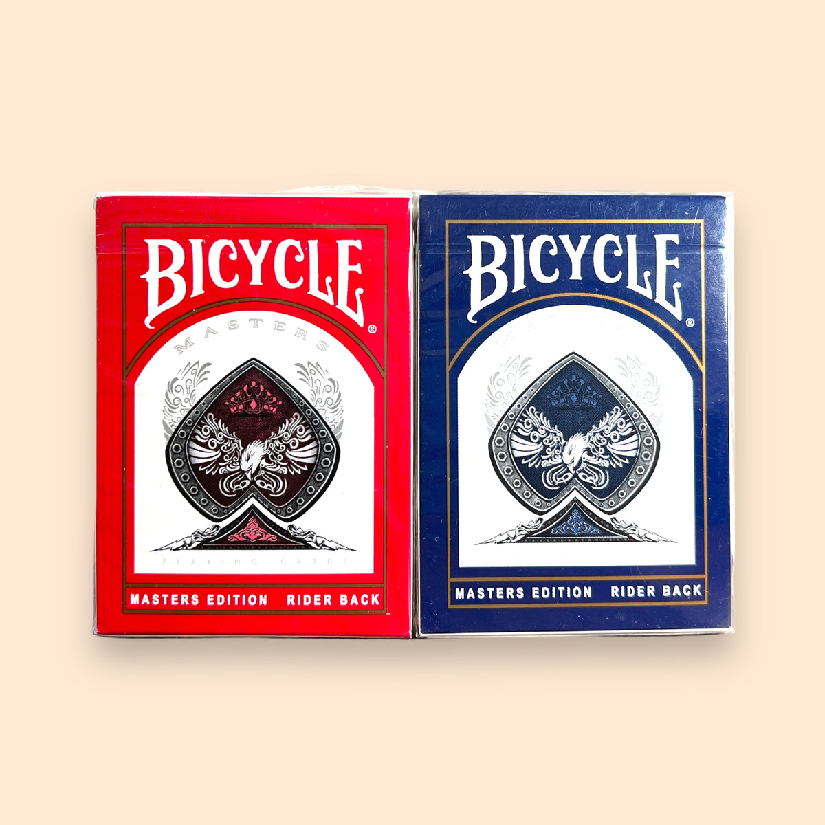Bicycle Masters Red + Blue Playing Cards [UV500 Air Flow Finish]