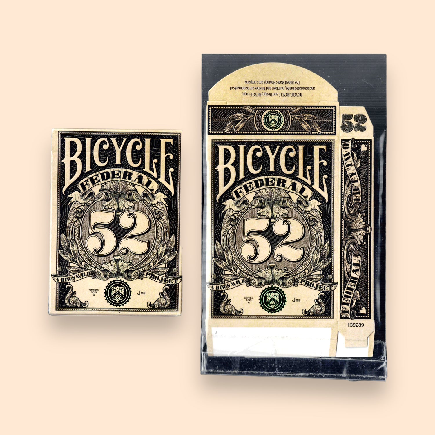 Bicycle Federal 52 Playing Cards + Flat Tuck