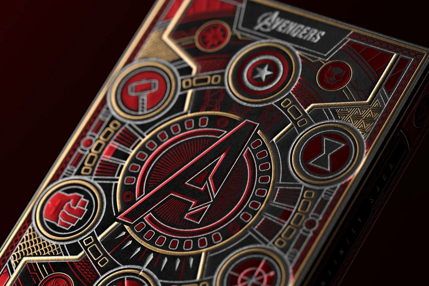 Avengers: Red Edition Playing Cards