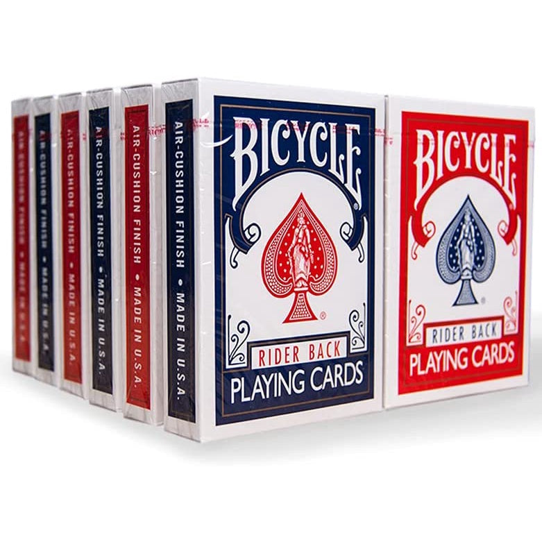12 DECKS BRICK SET - Bicycle Playing Cards, Bee Playing Cards, Aladdin Playing Cards Casino Poker Decks [Made in USA]