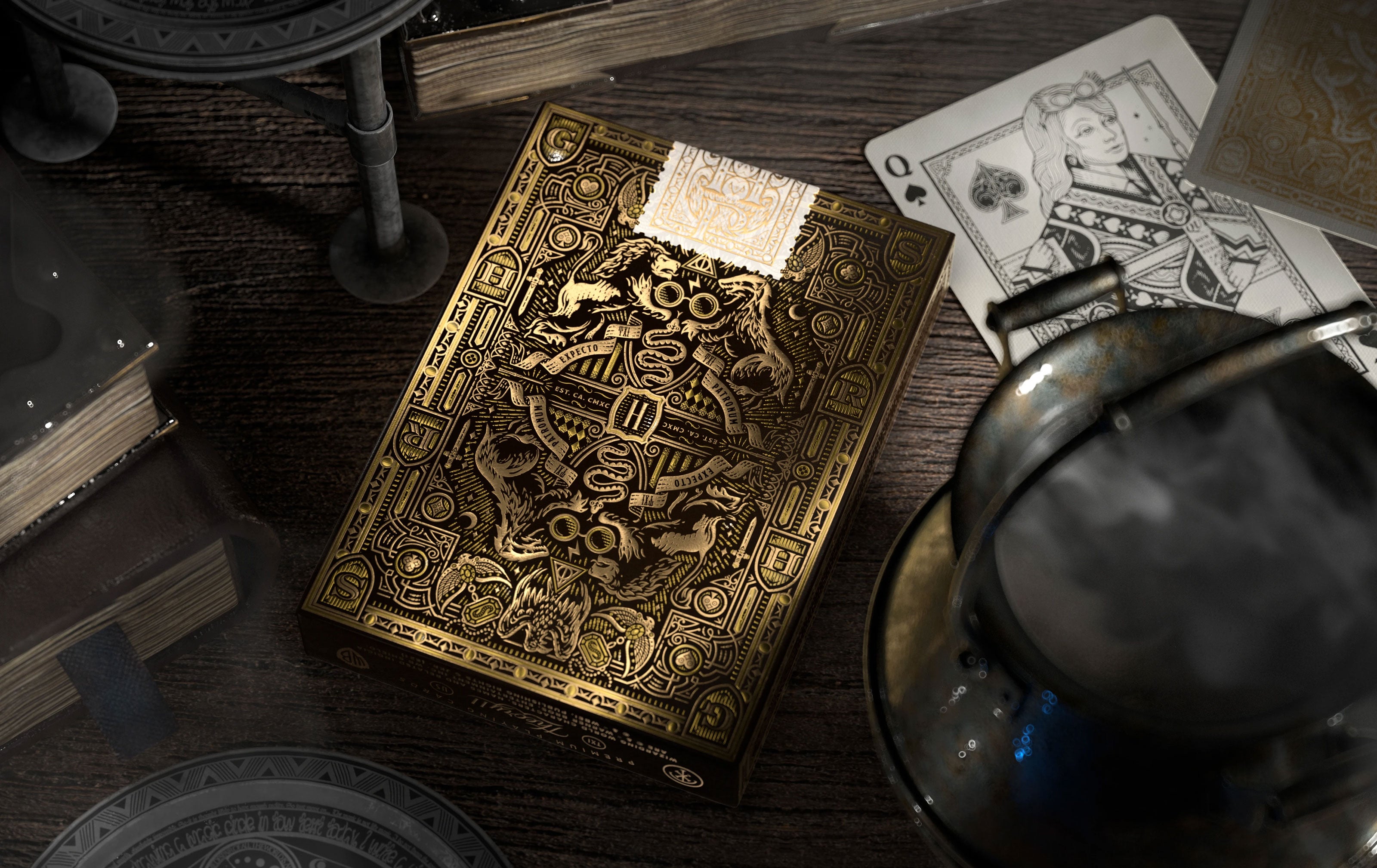 Harry Potter Playing Cards Official Wizarding World Poker Deck by