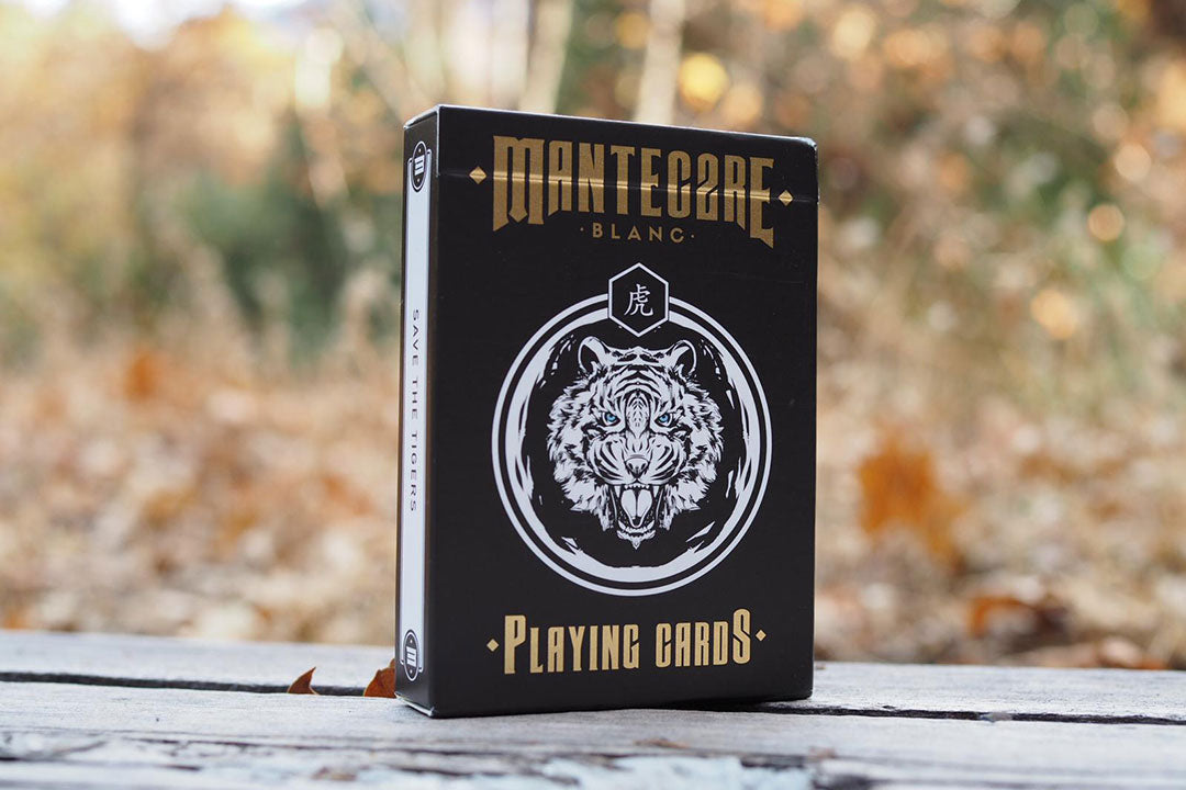 Mantecore Blanc Signed by Edo Huang and Ben Loo playing cards