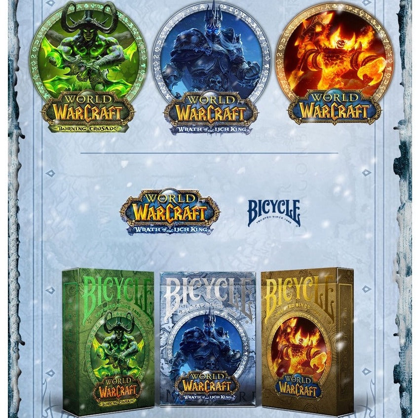 Bicycle World of Warcraft Playing Cards by Blizzard Entertainment